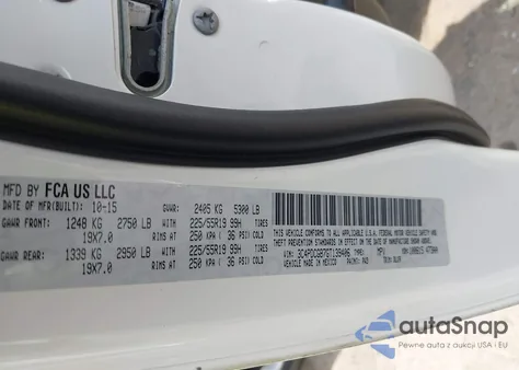 2016 Dodge Journey Crossroad Plus из США, поврежденный, VIN 3C4PDCGB7GT139406